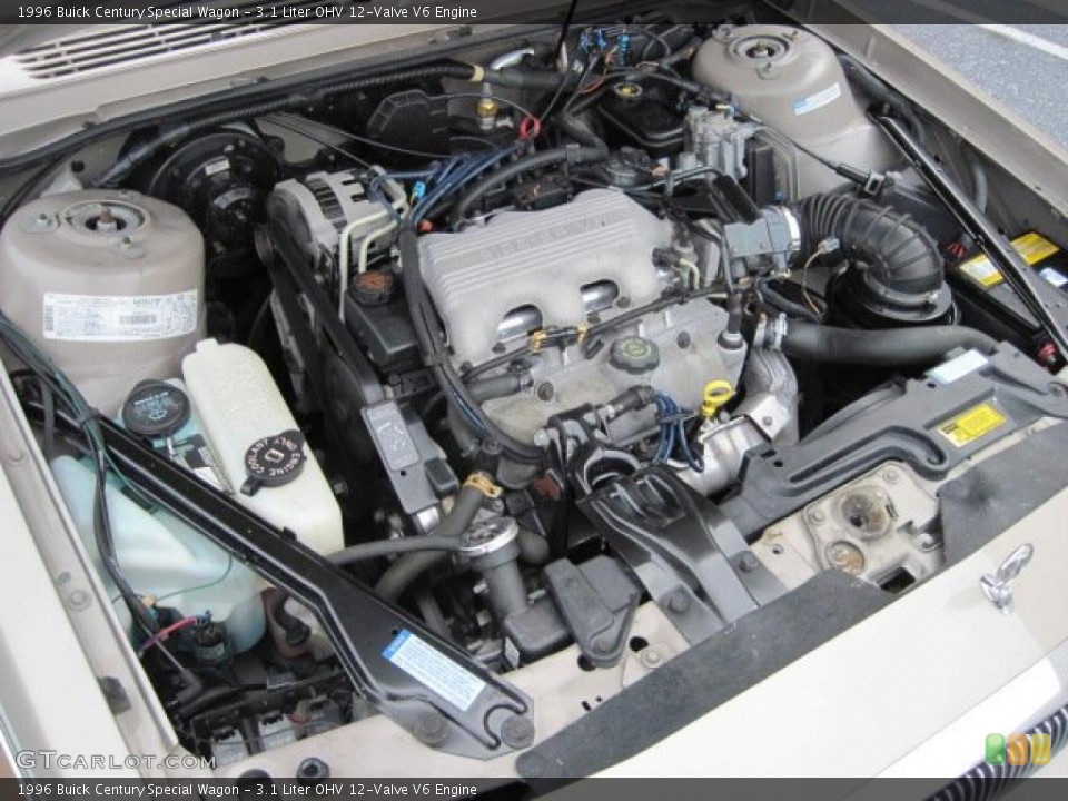 3.1 Liter OHV 12-Valve V6 Engine for the 1996 Buick Century #46689728