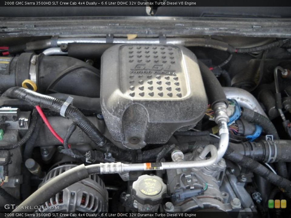 6.6 Liter DOHC 32V Duramax Turbo Diesel V8 Engine for the 2008 GMC Sierra 3500HD #46693700