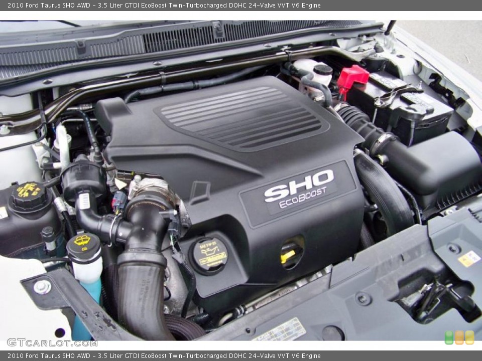 3.5 Liter GTDI EcoBoost Twin-Turbocharged DOHC 24-Valve VVT V6 Engine for the 2010 Ford Taurus #46693823