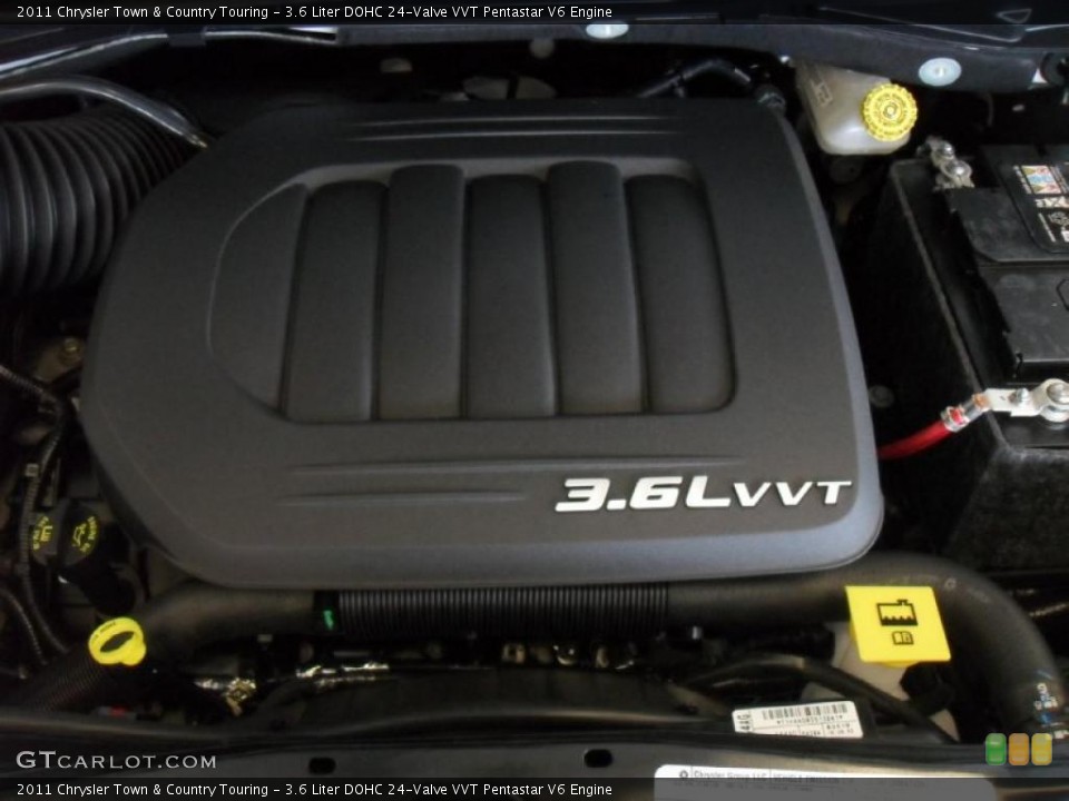 3.6 Liter DOHC 24-Valve VVT Pentastar V6 Engine for the 2011 Chrysler Town & Country #46696610