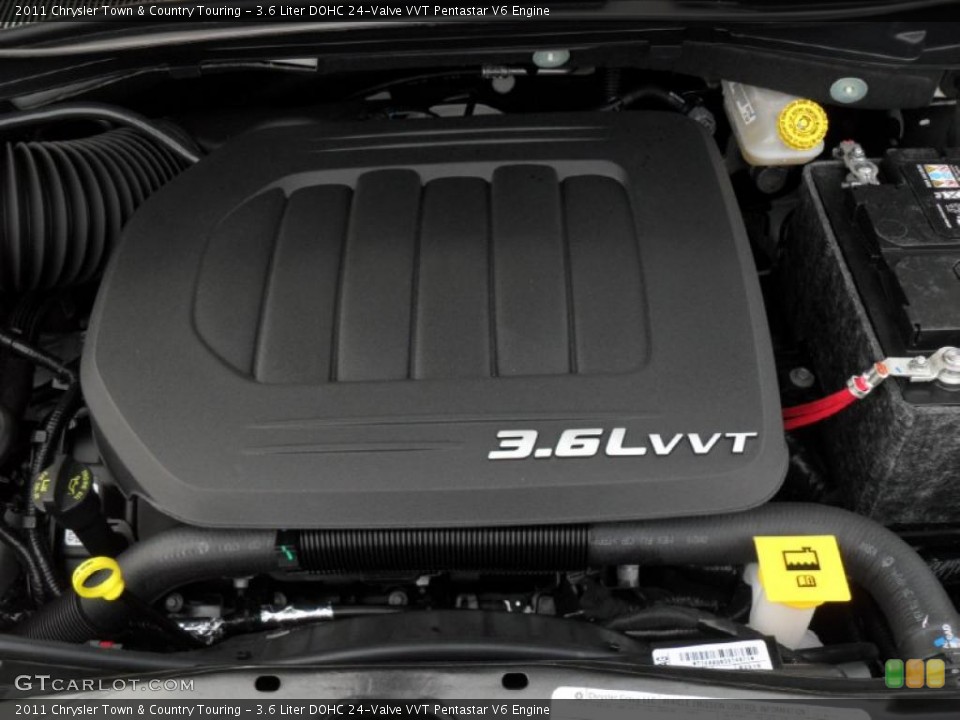 3.6 Liter DOHC 24-Valve VVT Pentastar V6 Engine for the 2011 Chrysler Town & Country #46696688
