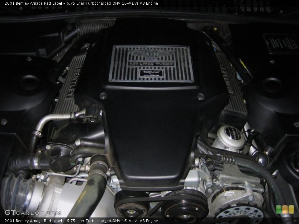 6.75 Liter Turbocharged OHV 16-Valve V8 Engine for the 2001 Bentley Arnage #46704693
