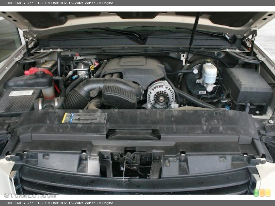 4.8 Liter OHV 16-Valve Vortec V8 Engine for the 2008 GMC Yukon #46706406