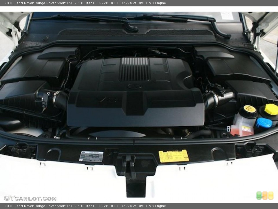 5.0 Liter DI LR-V8 DOHC 32-Valve DIVCT V8 Engine for the 2010 Land Rover Range Rover Sport #46709625