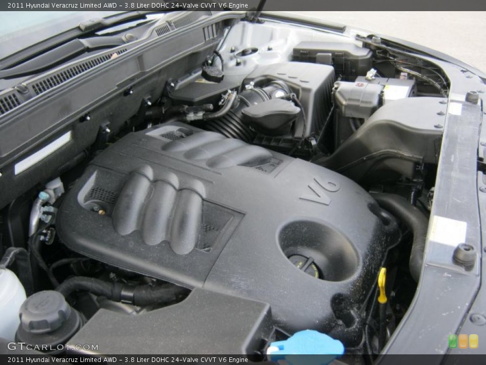 3.8 Liter DOHC 24-Valve CVVT V6 Engine for the 2011 Hyundai Veracruz #46710567