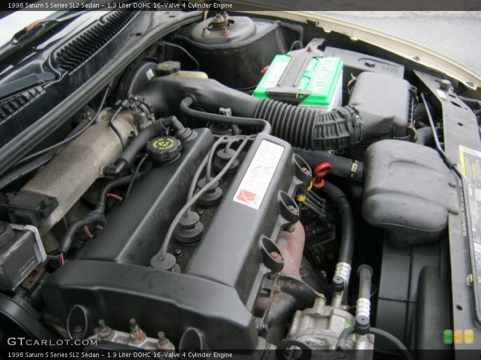 1.9 Liter DOHC 16-Valve 4 Cylinder Engine for the 1998 Saturn S Series #46713081