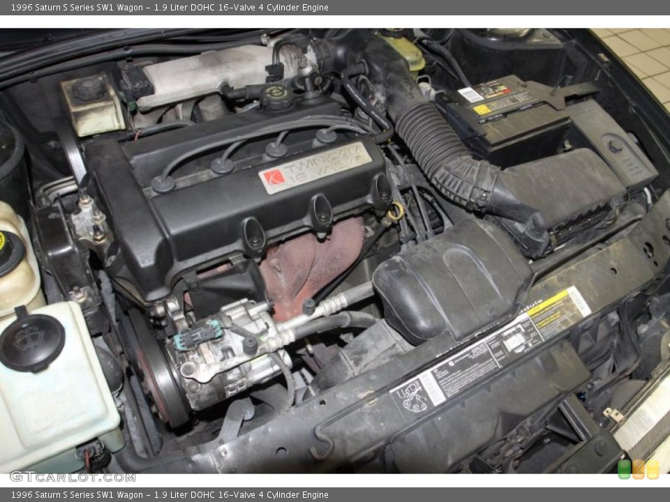 1.9 Liter DOHC 16-Valve 4 Cylinder Engine for the 1996 Saturn S Series #46716567