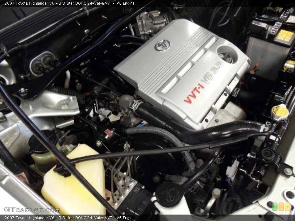 3.3 Liter DOHC 24-Valve VVT-i V6 Engine for the 2007 Toyota Highlander #46719090
