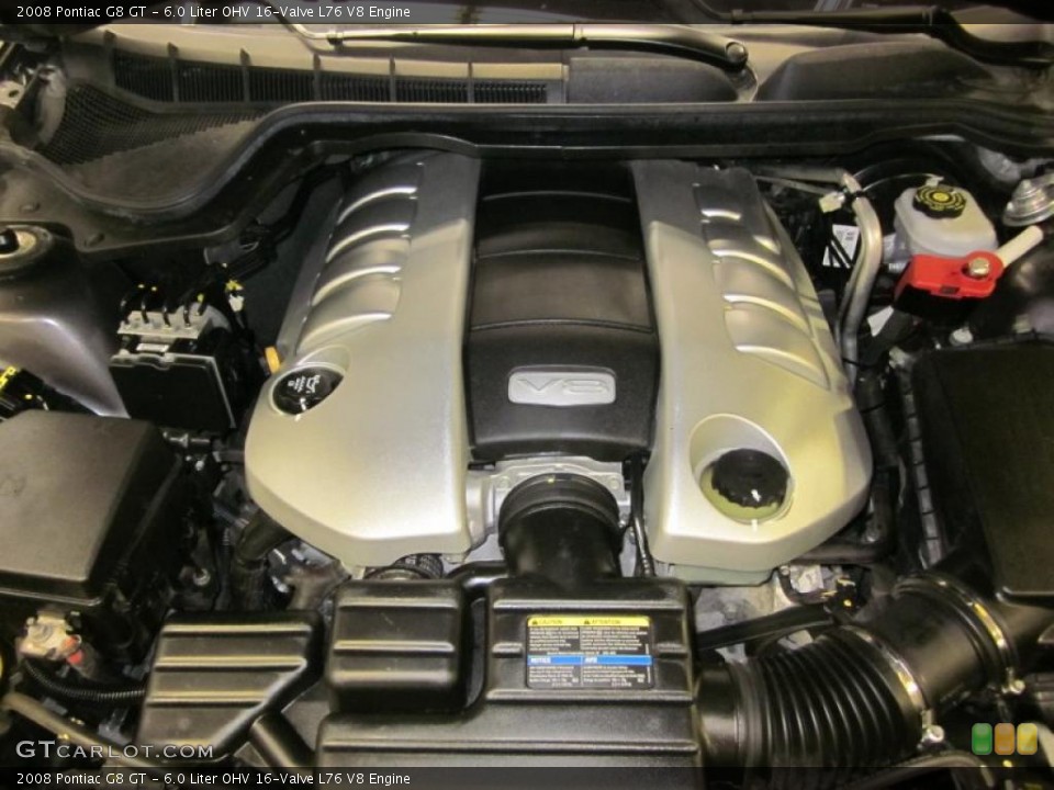 6.0 Liter OHV 16-Valve L76 V8 Engine for the 2008 Pontiac G8 #46729419