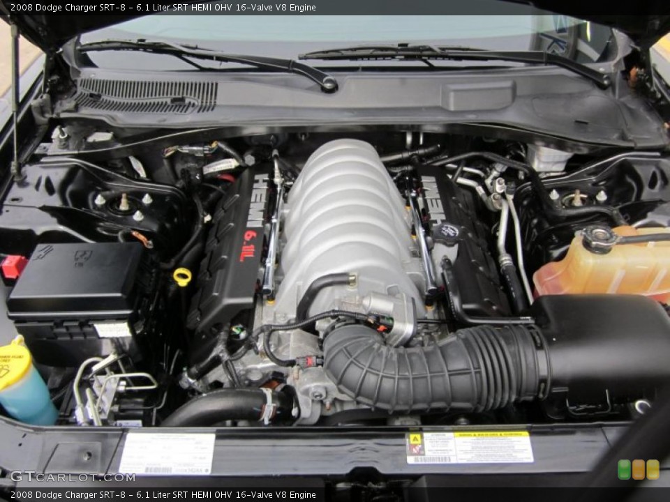 6.1 Liter SRT HEMI OHV 16-Valve V8 Engine for the 2008 Dodge Charger #46730517