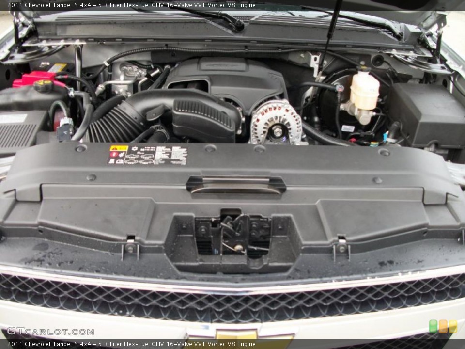 5.3 Liter Flex-Fuel OHV 16-Valve VVT Vortec V8 Engine for the 2011 Chevrolet Tahoe #46734471