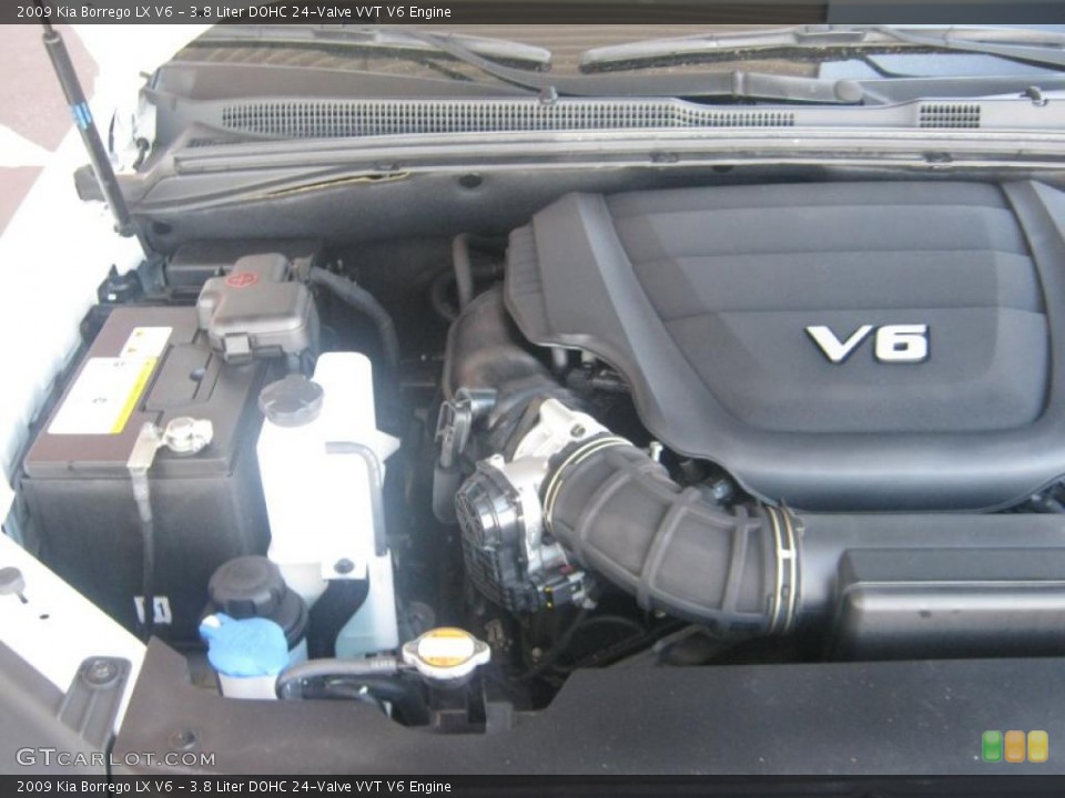 3.8 Liter DOHC 24-Valve VVT V6 Engine for the 2009 Kia Borrego #46735002