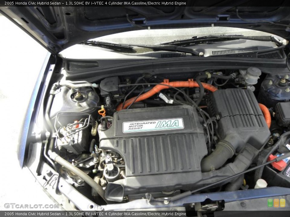 1.3L SOHC 8V i-VTEC 4 Cylinder IMA Gasoline/Electric Hybrid Engine for the 2005 Honda Civic #46737943