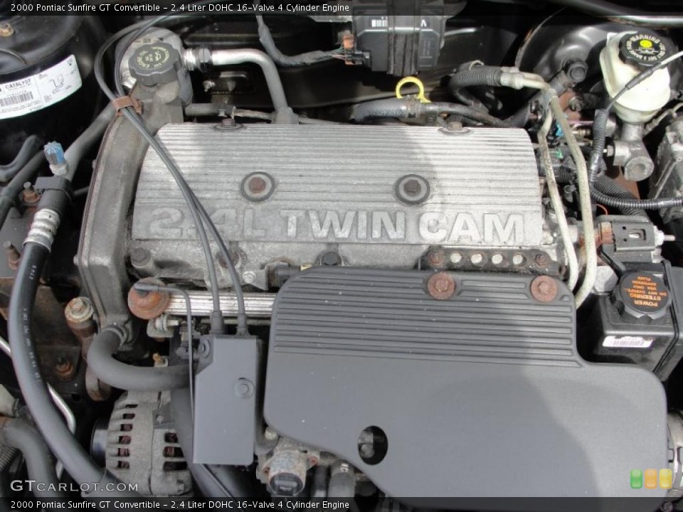 2.4 Liter DOHC 16-Valve 4 Cylinder Engine for the 2000 Pontiac Sunfire #46743220