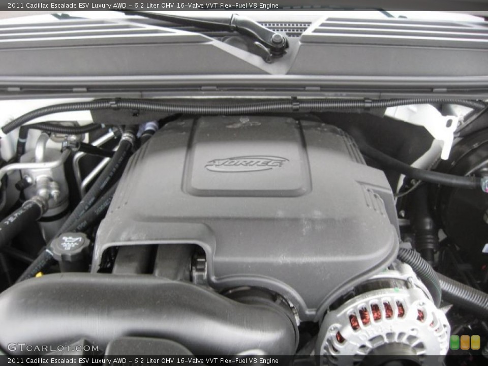 6.2 Liter OHV 16-Valve VVT Flex-Fuel V8 Engine for the 2011 Cadillac Escalade #46743592