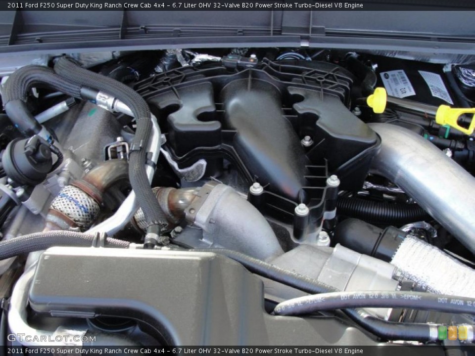 6.7 Liter OHV 32-Valve B20 Power Stroke Turbo-Diesel V8 Engine for the 2011 Ford F250 Super Duty #46744339
