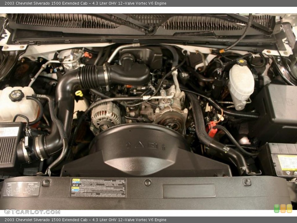 4.3 Liter OHV 12-Valve Vortec V6 Engine for the 2003 Chevrolet Silverado 1500 #46748978