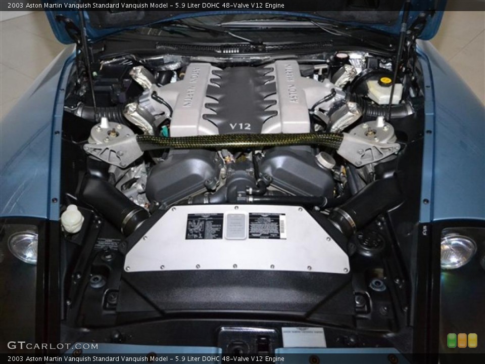 5.9 Liter DOHC 48-Valve V12 Engine for the 2003 Aston Martin Vanquish #46750746