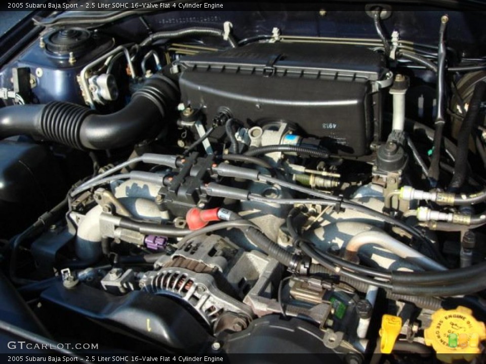 2.5 Liter SOHC 16-Valve Flat 4 Cylinder Engine for the 2005 Subaru Baja #46750788