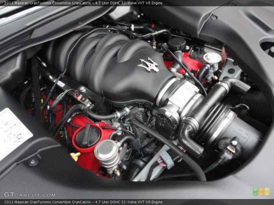 4.7 Liter DOHC 32-Valve VVT V8 Engine for the 2011 Maserati GranTurismo Convertible #46751007