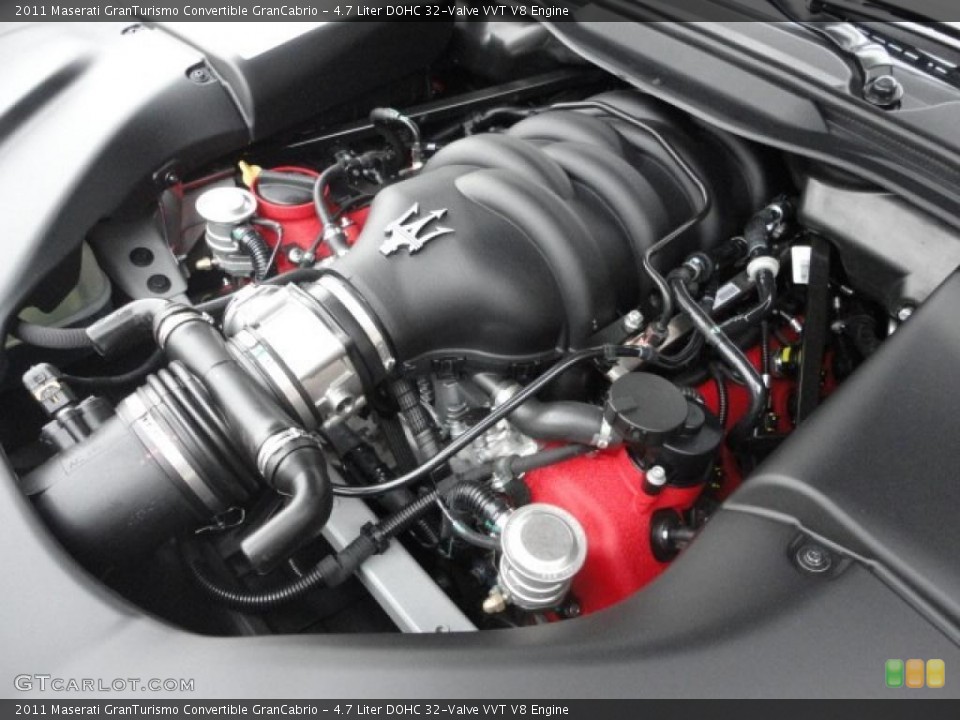 4.7 Liter DOHC 32-Valve VVT V8 Engine for the 2011 Maserati GranTurismo Convertible #46751028