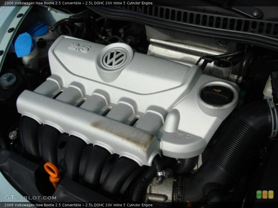 2.5L DOHC 20V Inline 5 Cylinder Engine for the 2006 Volkswagen New Beetle #46751505