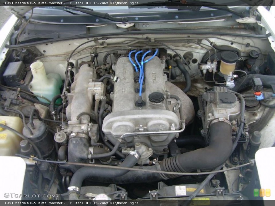 1.6 Liter DOHC 16-Valve 4 Cylinder Engine for the 1991 Mazda MX-5 Miata #46752267