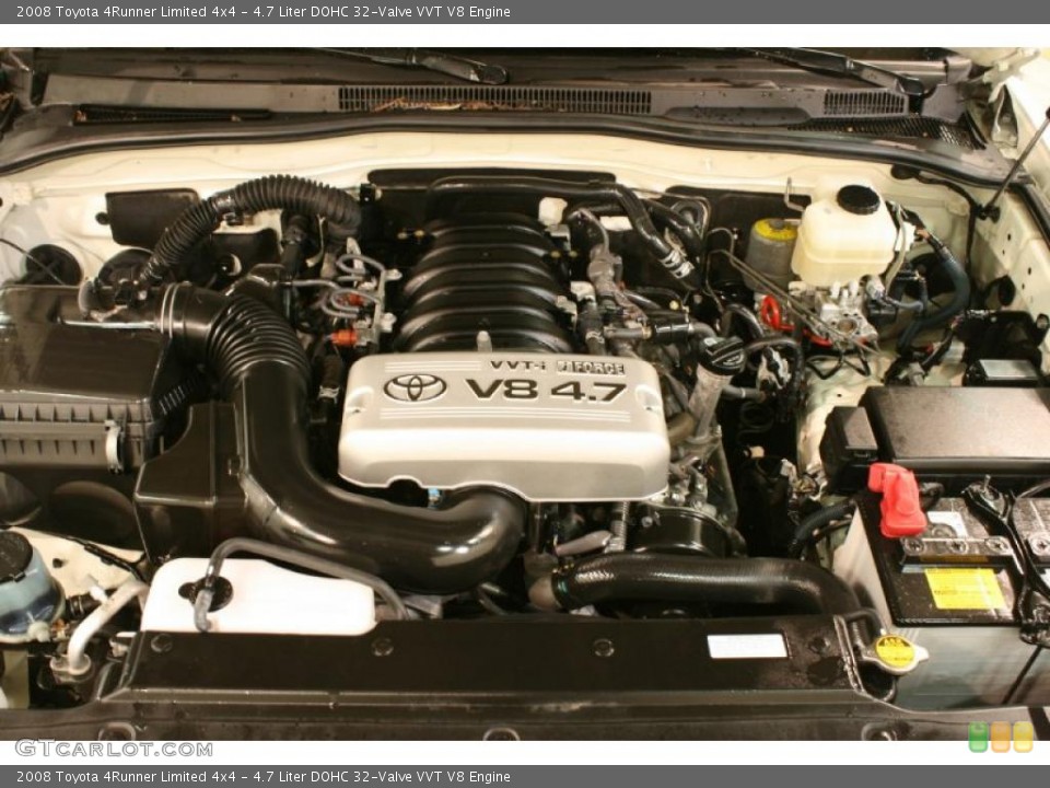 4.7 Liter DOHC 32-Valve VVT V8 Engine for the 2008 Toyota 4Runner #46756176