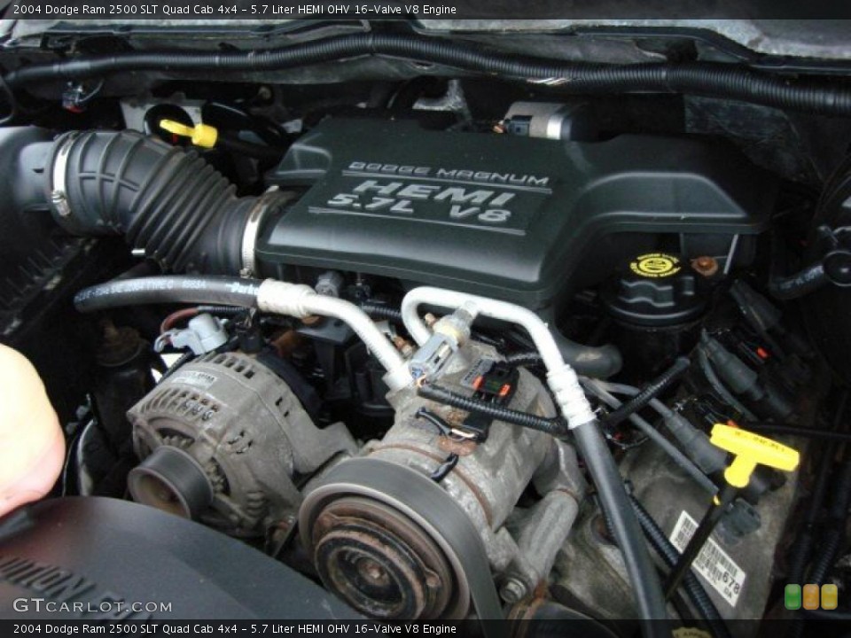 5.7 Liter HEMI OHV 16-Valve V8 Engine for the 2004 Dodge Ram 2500 #46759494