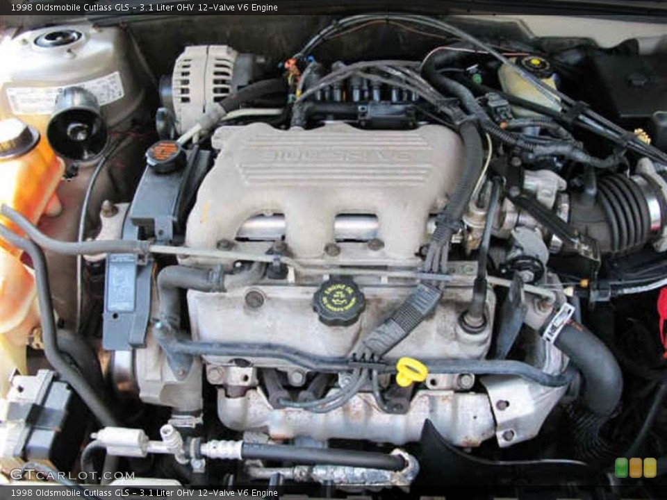 3.1 Liter OHV 12-Valve V6 1998 Oldsmobile Cutlass Engine