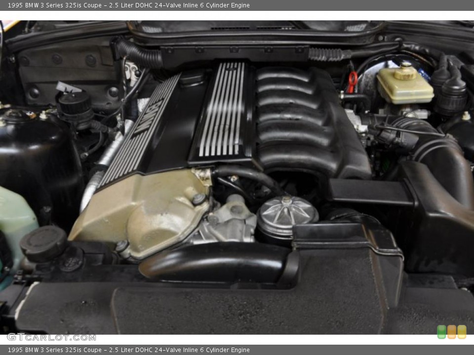 2.5 Liter DOHC 24-Valve Inline 6 Cylinder Engine for the 1995 BMW 3 Series #46766556