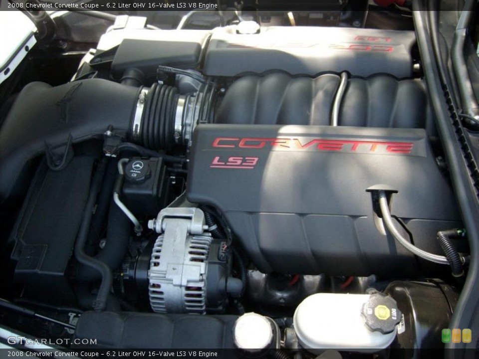6.2 Liter OHV 16-Valve LS3 V8 Engine for the 2008 Chevrolet Corvette #46769436