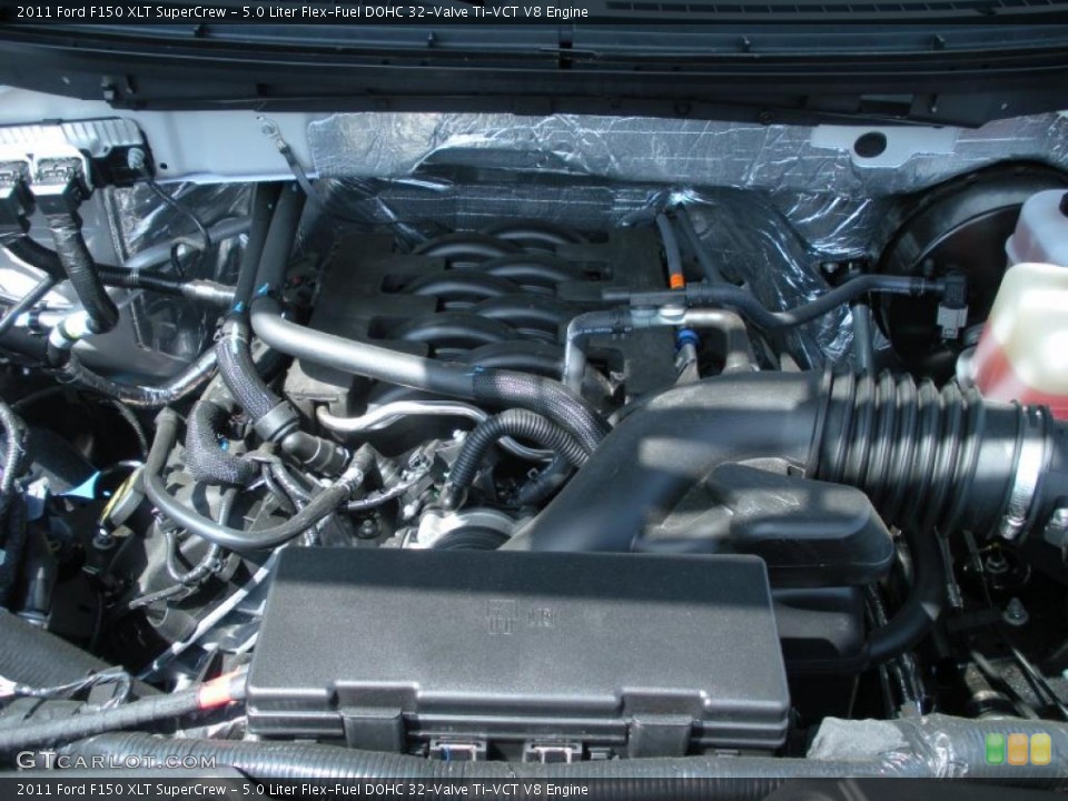 5.0 Liter Flex-Fuel DOHC 32-Valve Ti-VCT V8 Engine for the 2011 Ford F150 #46770408