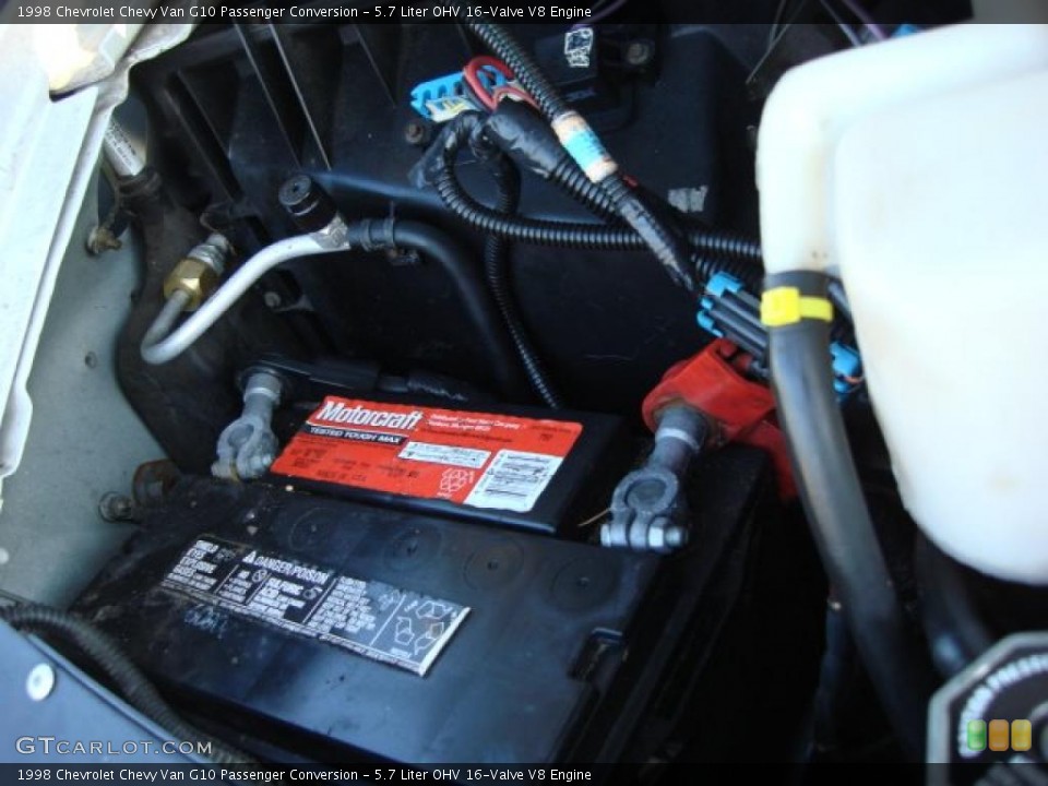 5.7 Liter OHV 16-Valve V8 Engine for the 1998 Chevrolet Chevy Van #46770750