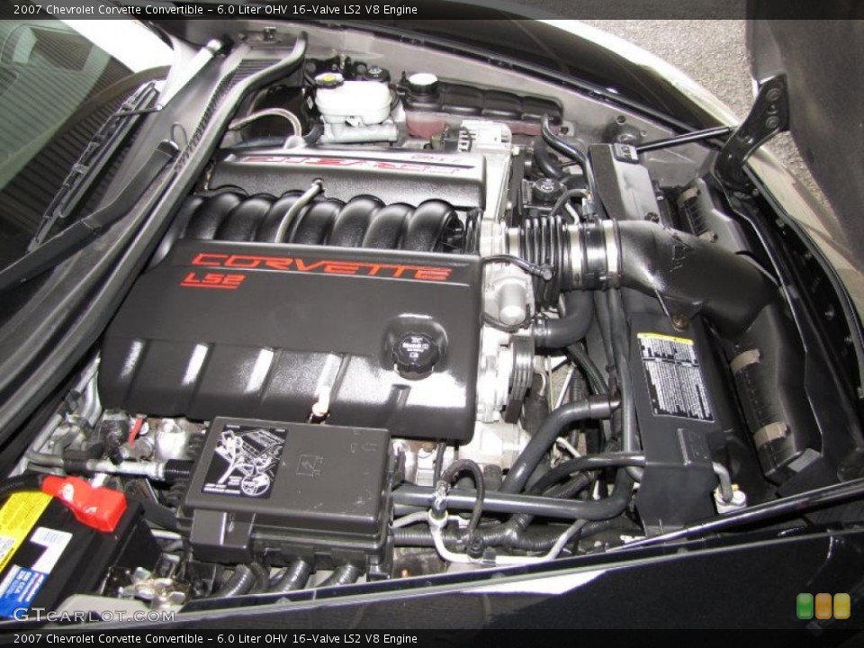 6.0 Liter OHV 16-Valve LS2 V8 Engine for the 2007 Chevrolet Corvette #46771677