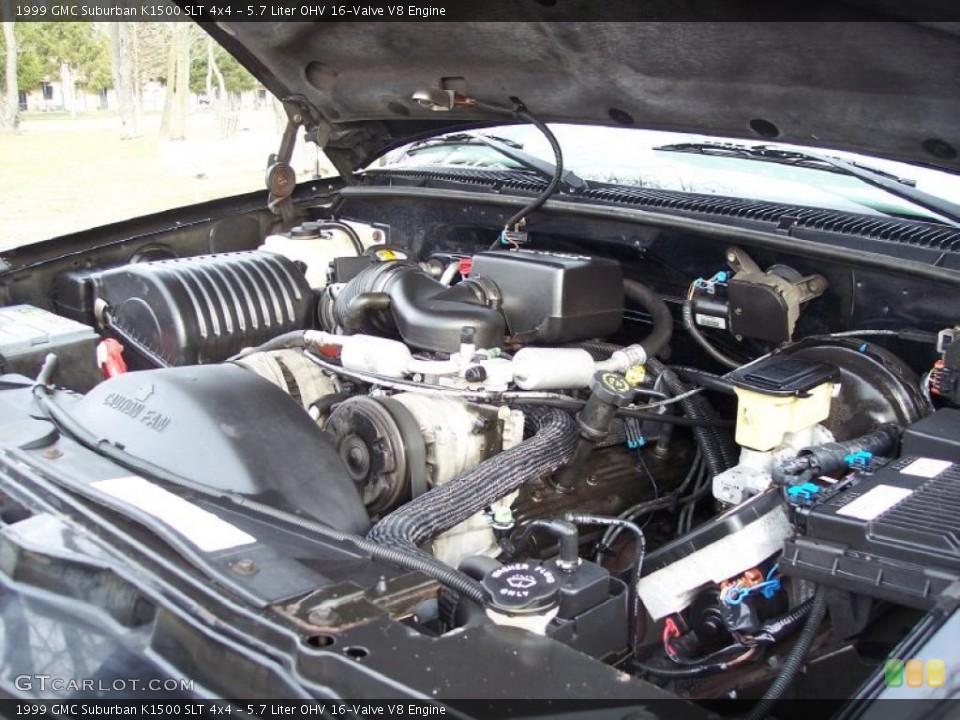 5.7 Liter OHV 16-Valve V8 Engine for the 1999 GMC Suburban #46774015