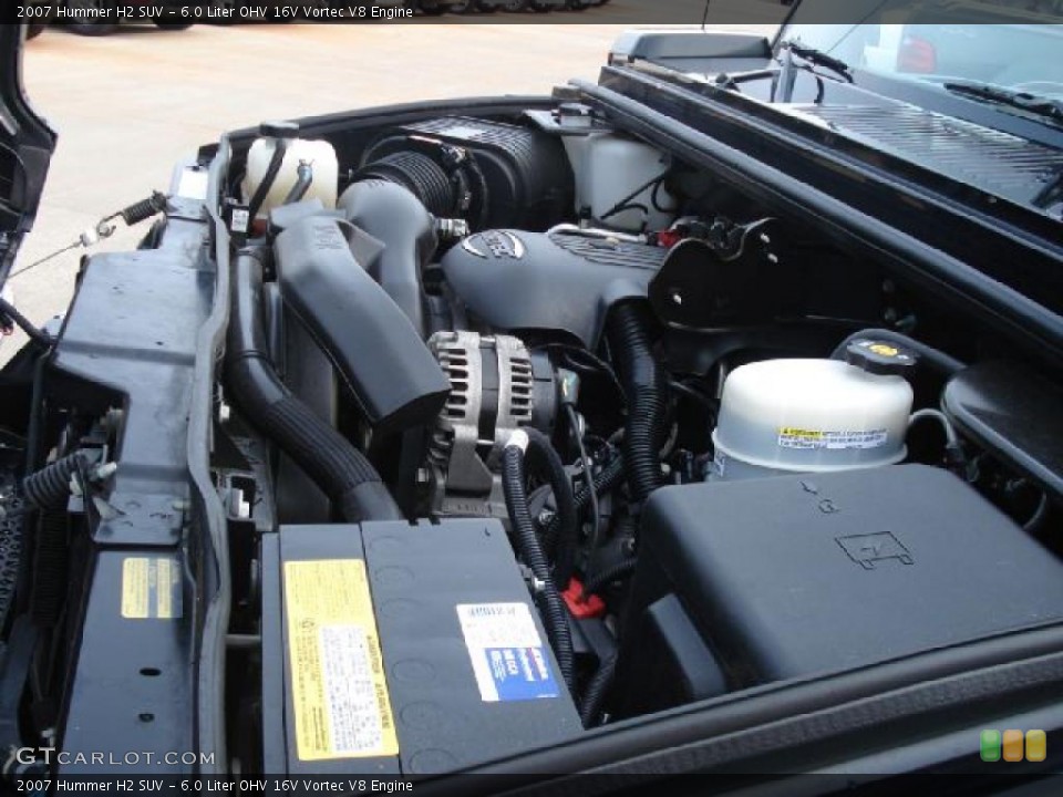 6.0 Liter OHV 16V Vortec V8 Engine for the 2007 Hummer H2 #46775242