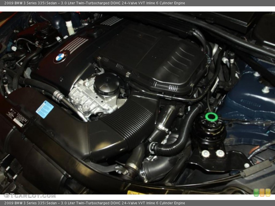 3.0 Liter Twin-Turbocharged DOHC 24-Valve VVT Inline 6 Cylinder Engine for the 2009 BMW 3 Series #46785912