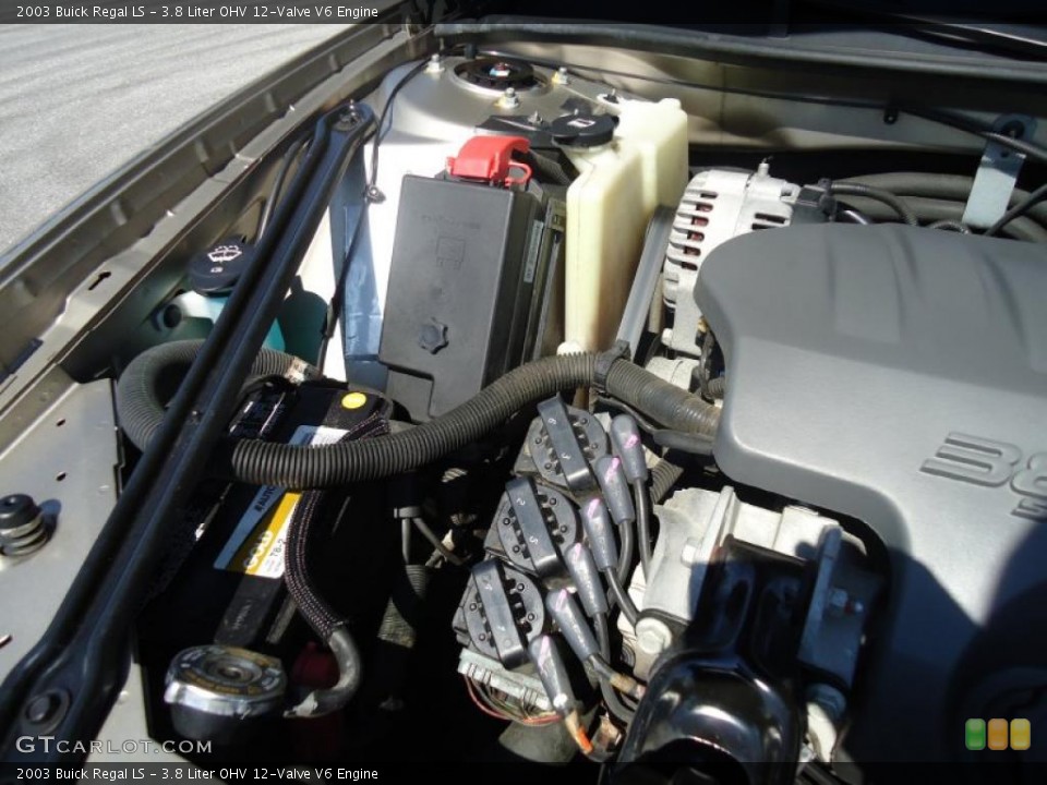 3.8 Liter OHV 12-Valve V6 Engine for the 2003 Buick Regal #46790391
