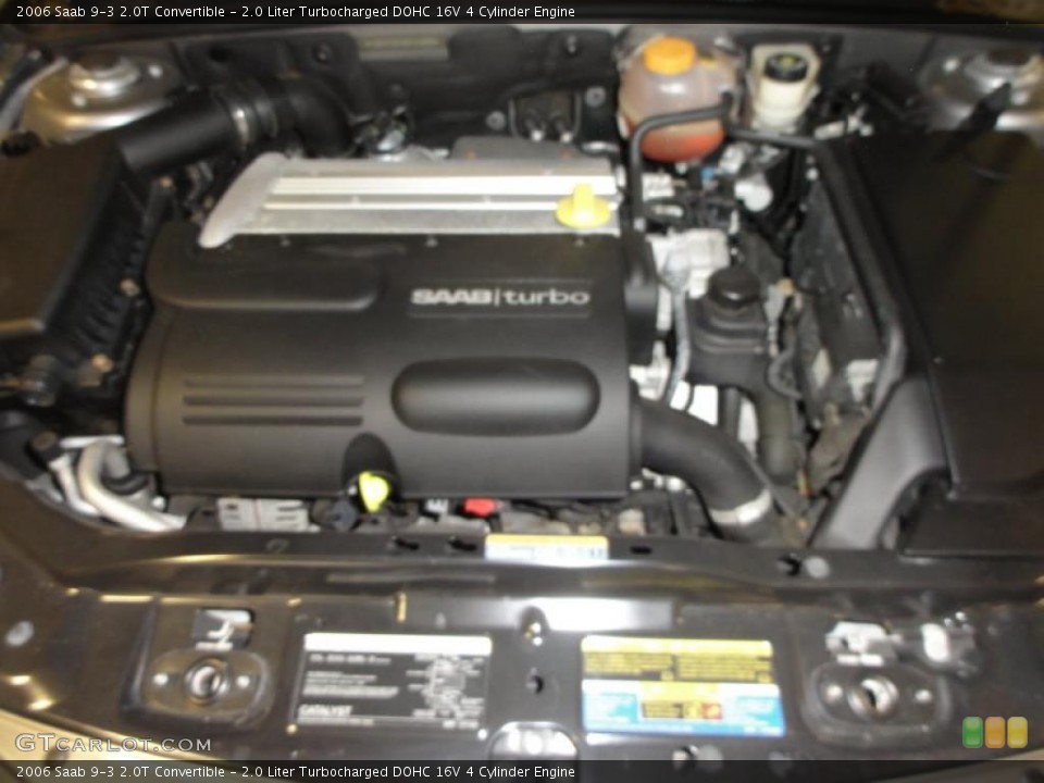 2.0 Liter Turbocharged DOHC 16V 4 Cylinder Engine for the 2006 Saab 9-3 #46797783