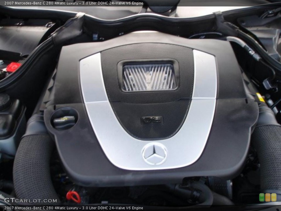 3.0 Liter DOHC 24-Valve V6 2007 Mercedes-Benz C Engine