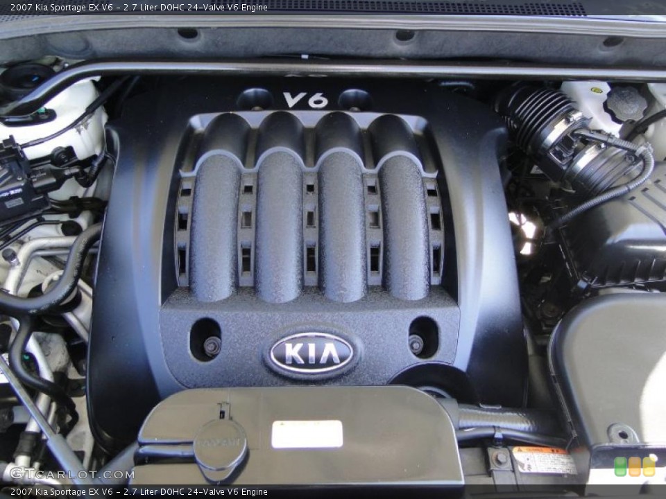 2.7 Liter DOHC 24-Valve V6 Engine for the 2007 Kia Sportage #46801497