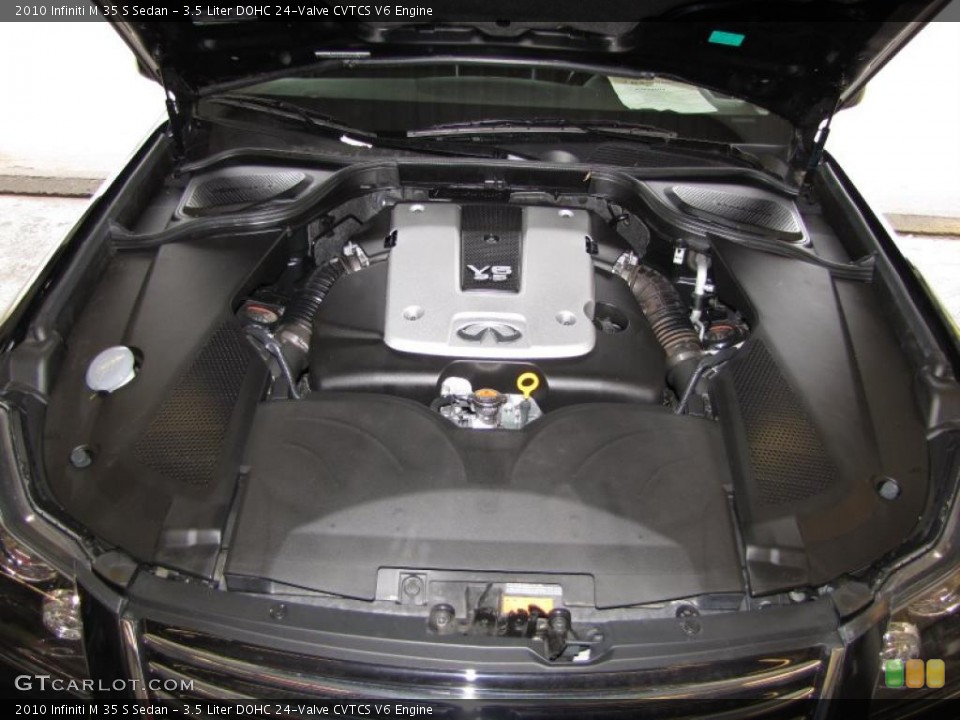 3.5 Liter DOHC 24-Valve CVTCS V6 2010 Infiniti M Engine