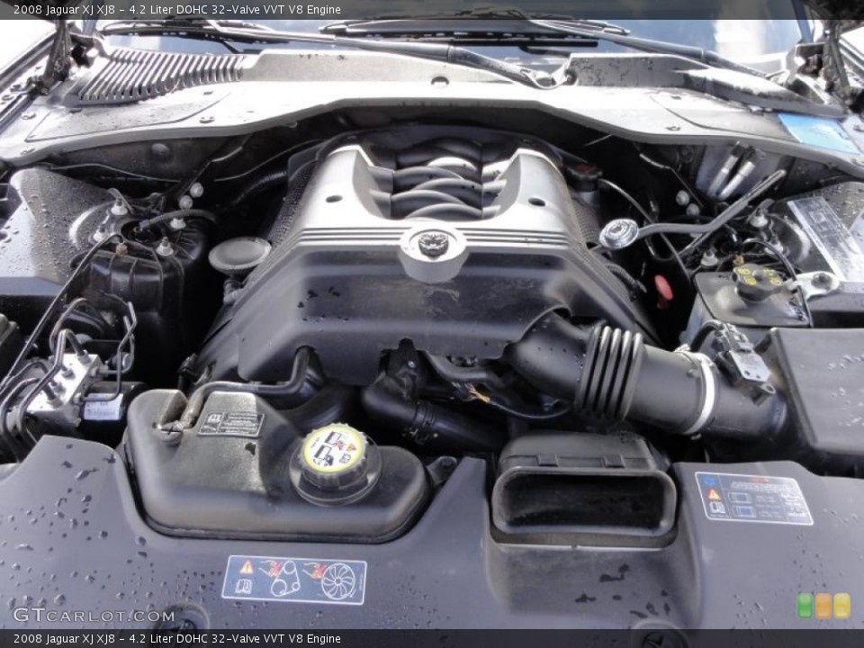 4.2 Liter DOHC 32-Valve VVT V8 Engine for the 2008 Jaguar XJ #46804494