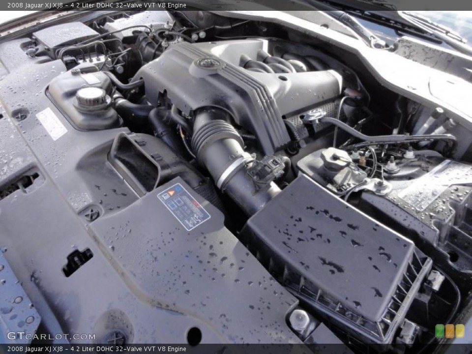 4.2 Liter DOHC 32-Valve VVT V8 Engine for the 2008 Jaguar XJ #46804512