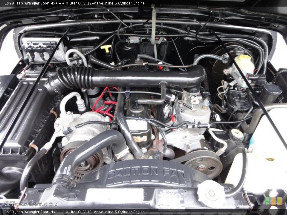 4.0 Liter OHV 12-Valve Inline 6 Cylinder Engine for the 1999 Jeep Wrangler #46805211