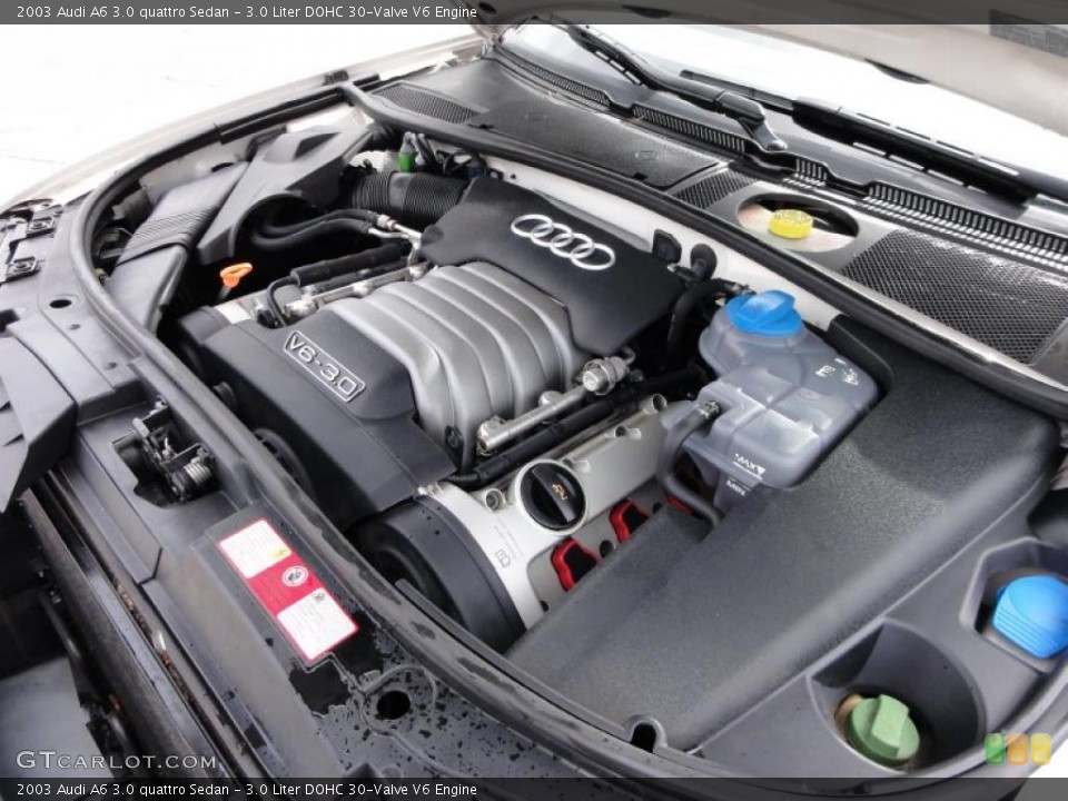 3.0 Liter DOHC 30-Valve V6 Engine for the 2003 Audi A6 #46805922