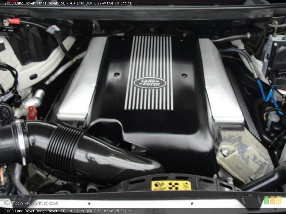 4.4 Liter DOHC 32-Valve V8 2003 Land Rover Range Rover Engine