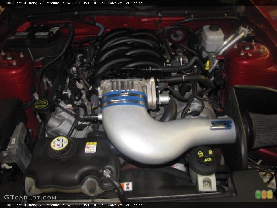 4.6 Liter SOHC 24-Valve VVT V8 Engine for the 2008 Ford Mustang #46813836