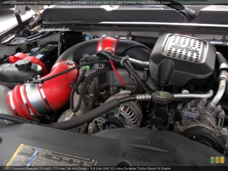 6.6 Liter OHV 32-Valve Duramax Turbo-Diesel V8 Engine for the 2007 Chevrolet Silverado 3500HD #46814262